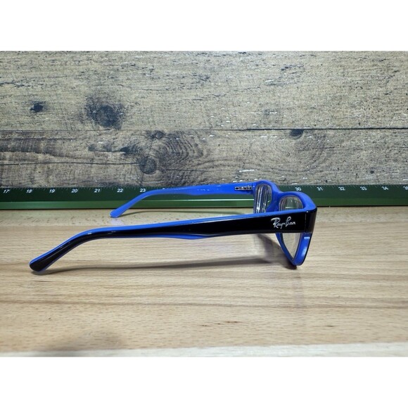 Ray-Ban Authentic Eyeglasses Black Blue Excellent Frames Only unisex - Picture 3 of 12